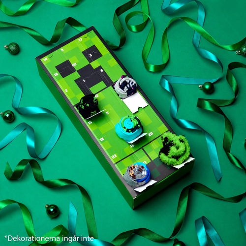 Minecraft strumpor adventskalender 2025 – Creeper-nedräkning för gamers